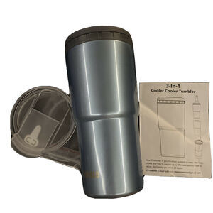 Maxso Cooler 3 IN 1 Double Walled Stainless Steel Insulated Tumbler